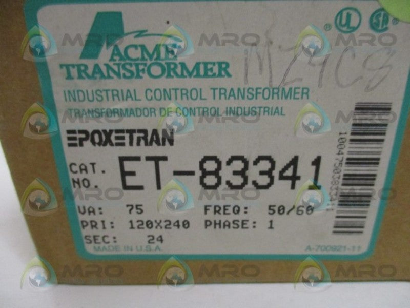 AMCE ET-83341 TRANSFORMER NSMP