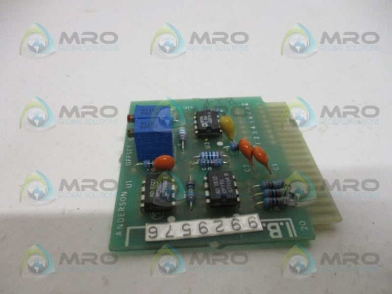 ANDERSON AIC-56001 OFFSET GAIN BOARD NSNP