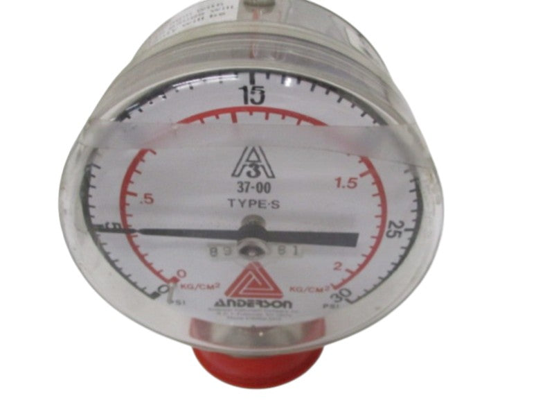 ANDERSON LC125342/8918581 TYPE-S 37-00 PRESSURE GAUGE  NSNP