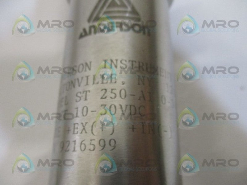 ANDERSON ST-250-A1 PRESSURE TRANSMITTER 0-300F UNMP