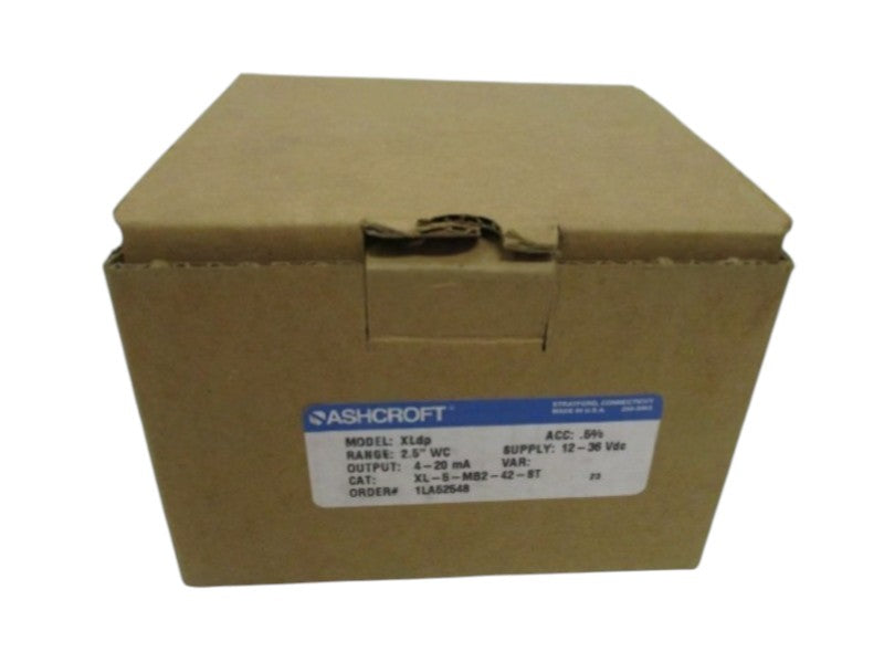 ASHCROFT XLdp XL-5-MB2-42-ST DIFF. PRESSURE TRANSMITTER 2.5"WC NSMP
