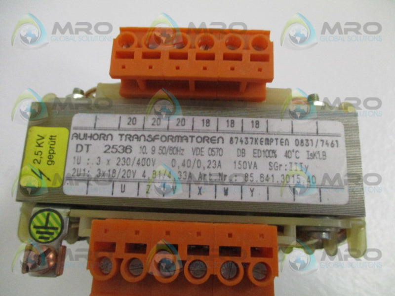 AUHORN 85.641.3015.40 TRANSFORMER 230/400V NSNP