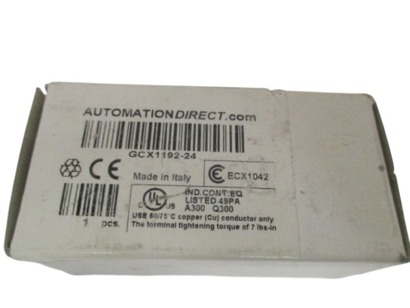 AUTOMATION DIRECT GCX1192-24 GREEN PUSHBUTTON NSMP