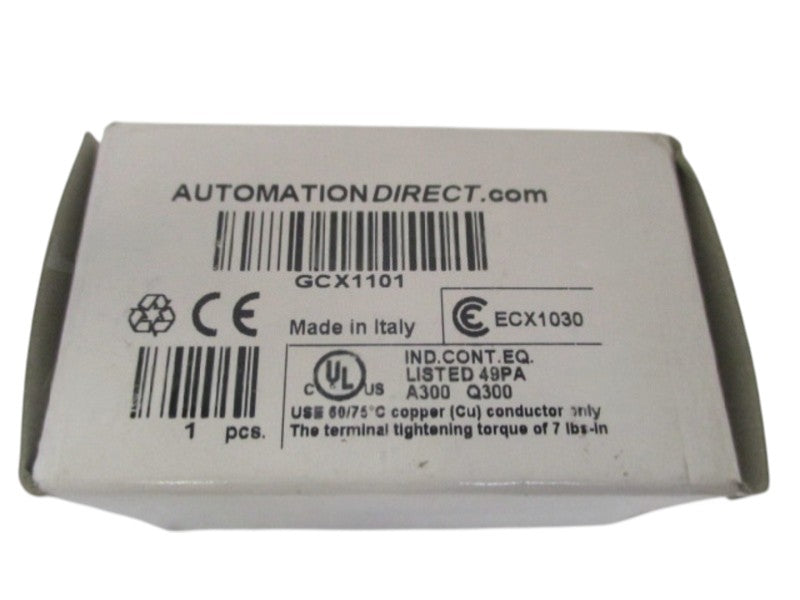 AUTOMATION DIRECT GCX1101 RED PUSHBUTTON NSMP