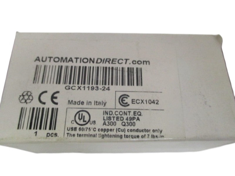 AUTOMATION DIRECT GCX1193-24 YELLOW PUSHBUTTON NSMP