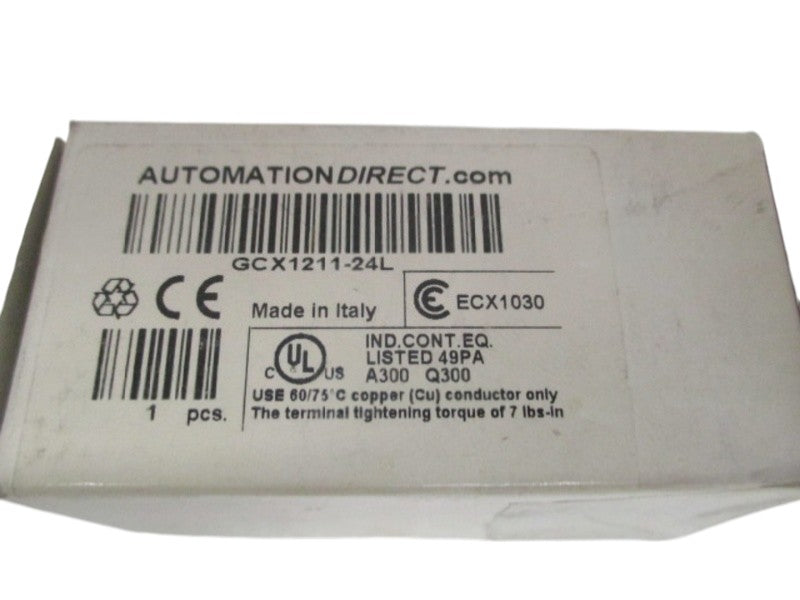AUTOMATION DIRECT GCX1211-24L RED PUSHBUTTON NSMP