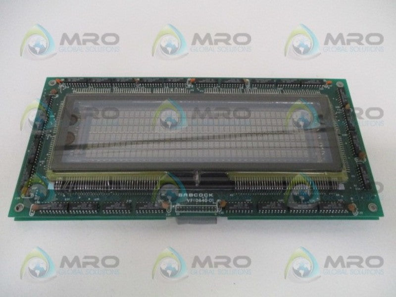 BABCOCK VF-0640-01 PC BOARD DISPLAY ASSEMBLY NSNP