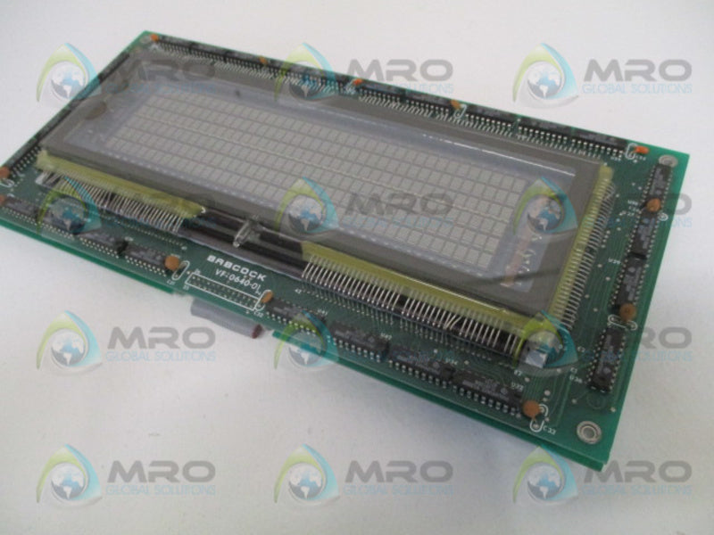 BABCOCK VF-0640-01 PC BOARD DISPLAY ASSEMBLY NSNP