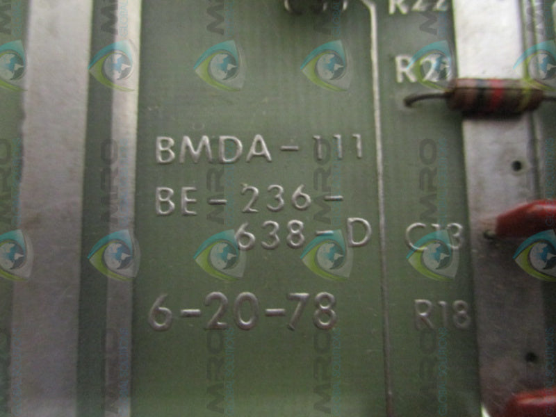 BALANCE ENGINEERING BMDA-111 BE-236-638-D CIRCUIT BOARD UNMP
