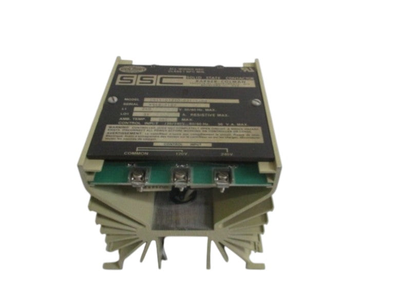BARBER-COLMAN CB11-01240-031-1-00 SOLID STATE CONTACTOR 240V UNMP