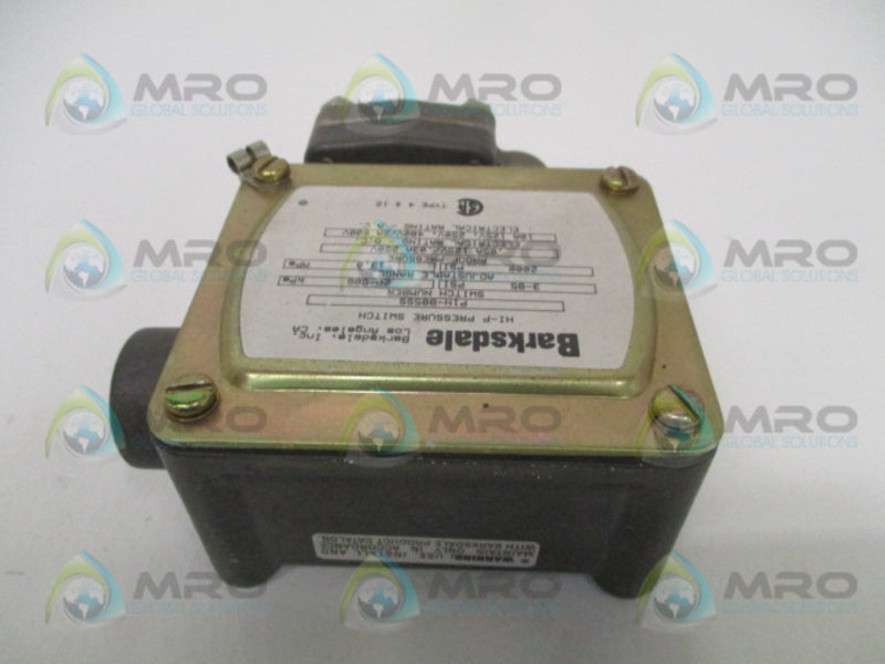 BARKSDALE HI-P P1H-B85SS PRESSURE SWITCH 3-85 PSI NSNP