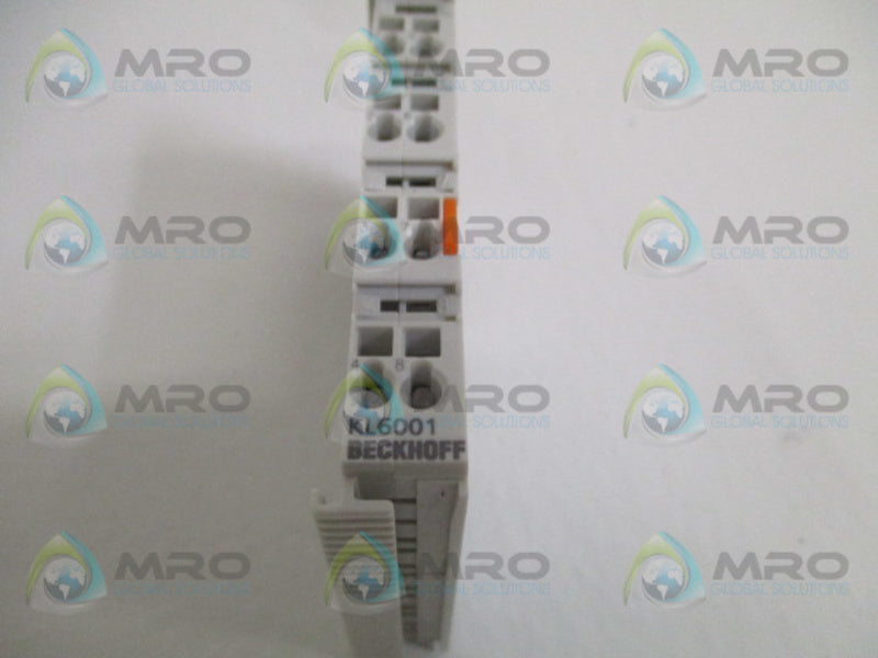 BECKHOFF KL6001 RS232C SERIAL INTERFACE MODULE UNMP