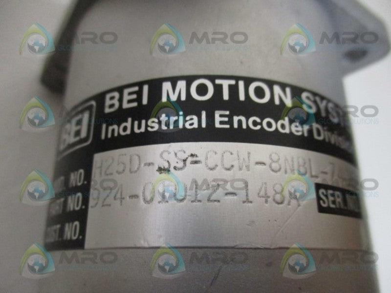BEI H25D-SS-CCW-8NBL-7406R-LED-EM20 ENCODER NSNP