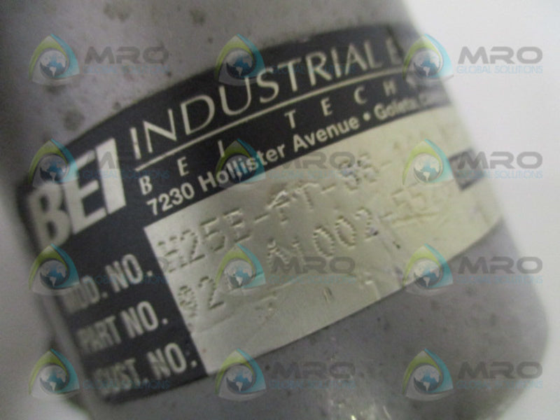 BEI H25E-F1-SS-100-ABC-7406-SM16-S 924-01002-5528 ENCODER UNMP