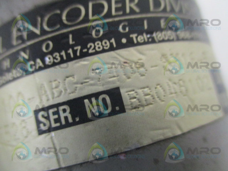BEI H25E-F1-SS-100-ABC-7406-SM16-S 924-01002-5528 ENCODER UNMP