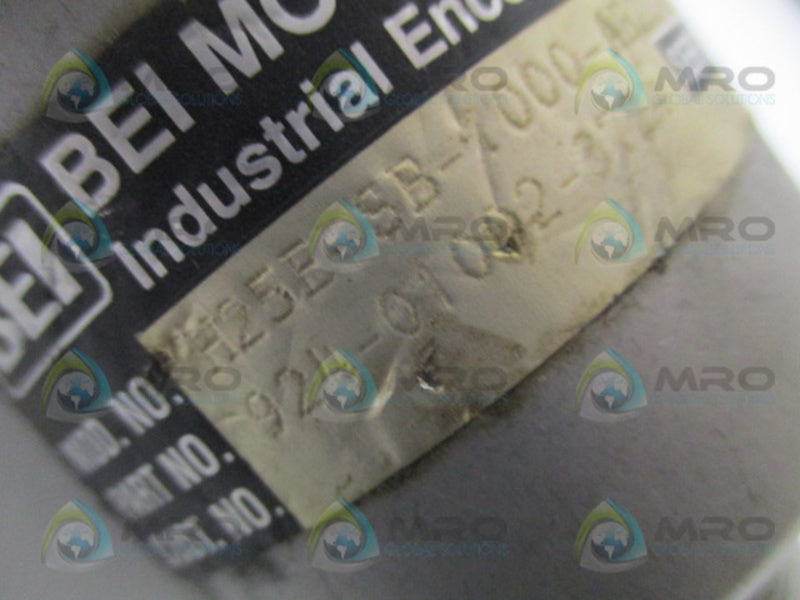 BEI H25E-SB-1000-ABZC-88C30-LED-EM18-SPE-3 924-01002-3724 ENCODER UNMP