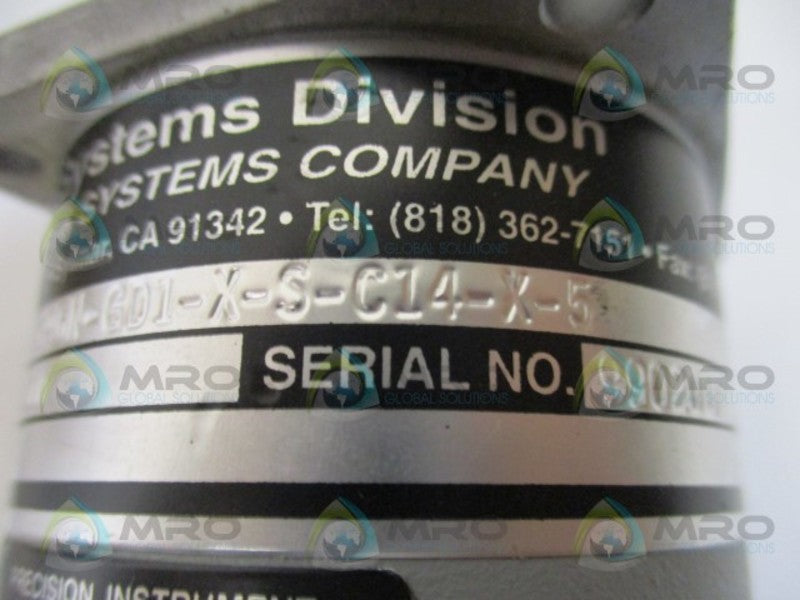 BEI M25D-X-H4096N-GDI-X-S-C14-X-5 ENCODER NSNP