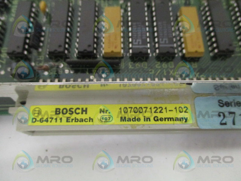 BOSCH 1070071221-102 SERVO CONTROLLER  NSNP