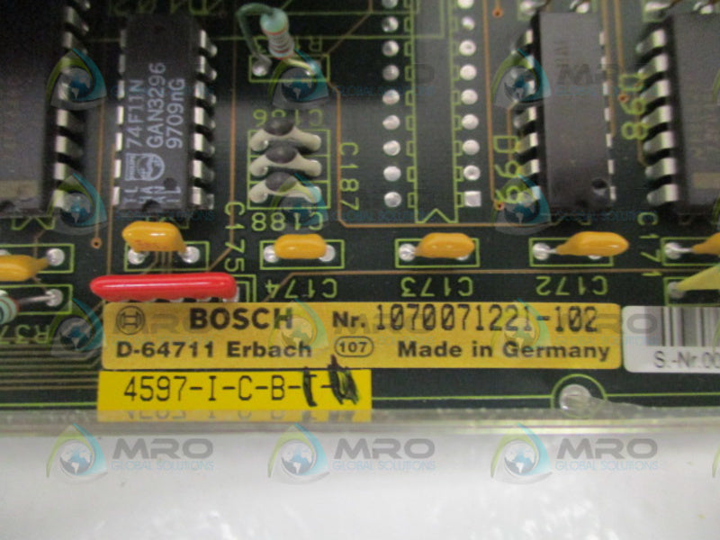 BOSCH 1070071221-102 SERVO CONTROLLER NSMP