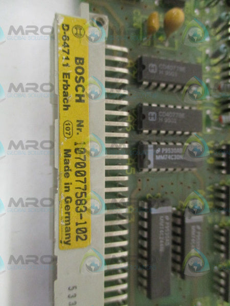 BOSCH 1070077583-102 DIGITAL OUTPUT MODULE NSNP
