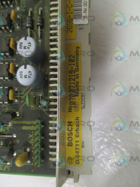 BOSCH CNC SERVO i 1070071219-102 CONTROLLER NSNP