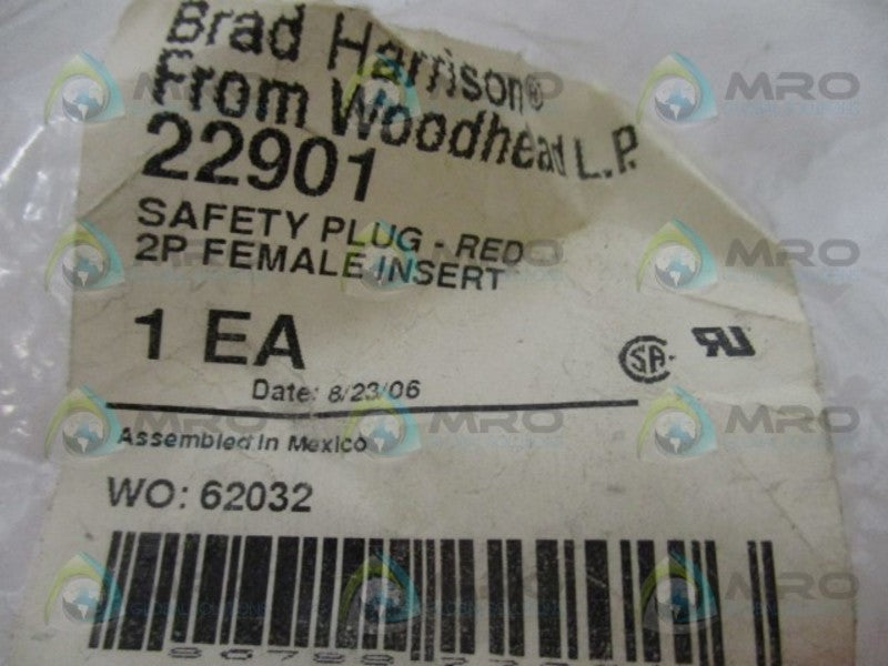 DANIEL WOODHEAD 22901 SAFETY PLUG - RED NSMP