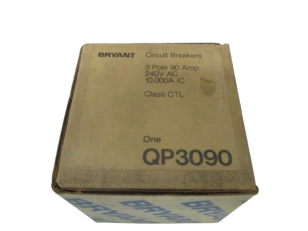 BRYANT QP3090 CIRCUIT BREAKER 90A 3P NSMP