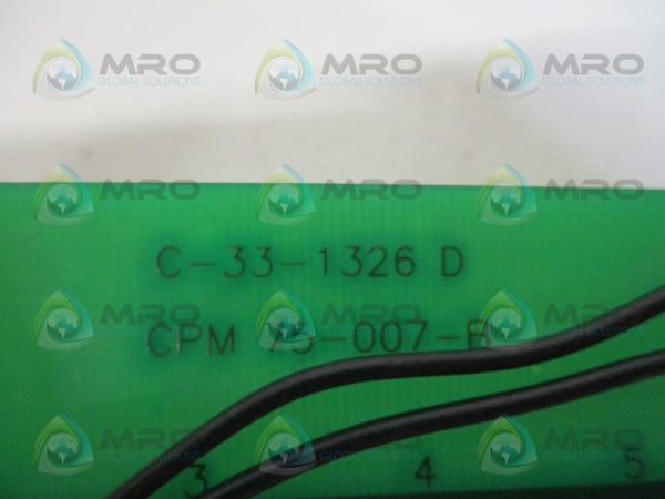 LOVESHAW C33-1326D VALVE BOARD UNMP