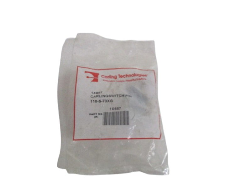 CARLING TECHNOLOGIES 1X687 110-S-73XG TOGGLE SWITCH  NSMP