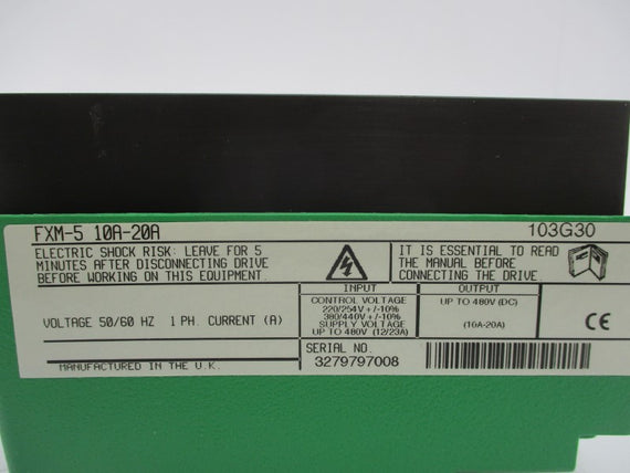 CONTROL TECHNIQUES FXM-510A-20A 480VDC 12/23A NSMP