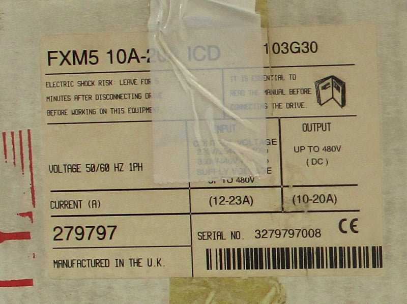 CONTROL TECHNIQUES FXM-510A-20A 480VDC 12/23A NSMP
