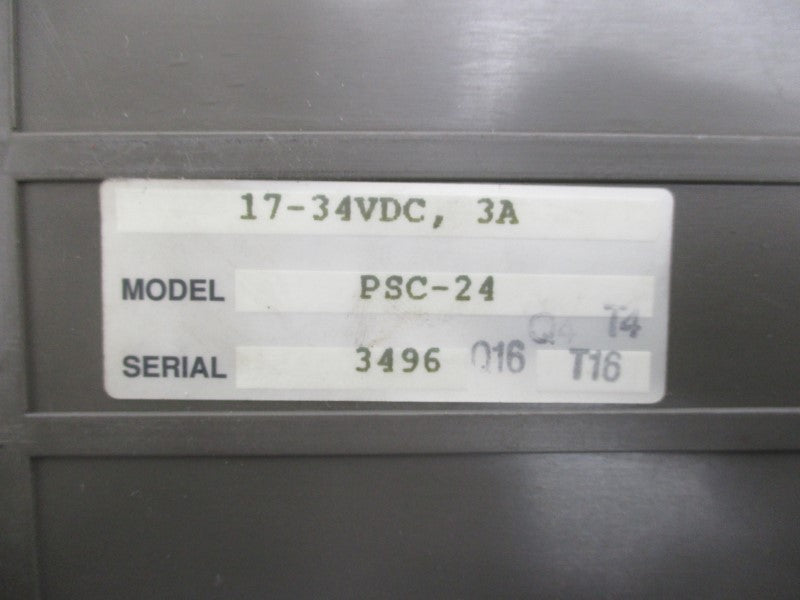 CEGELEC 9641-4002 PSC-24 17-34VDC 3A NSNP