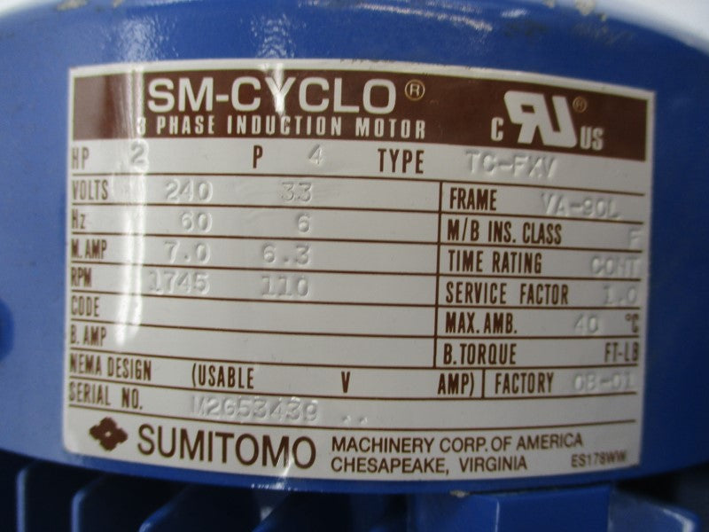 CYCLO DRIVE CNHM2-6120-AV-51 480V 3.5A NSNP