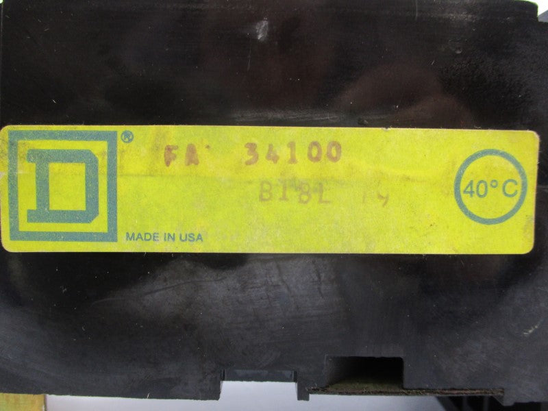 SQUARE D FA34100 480V 100A NSNP