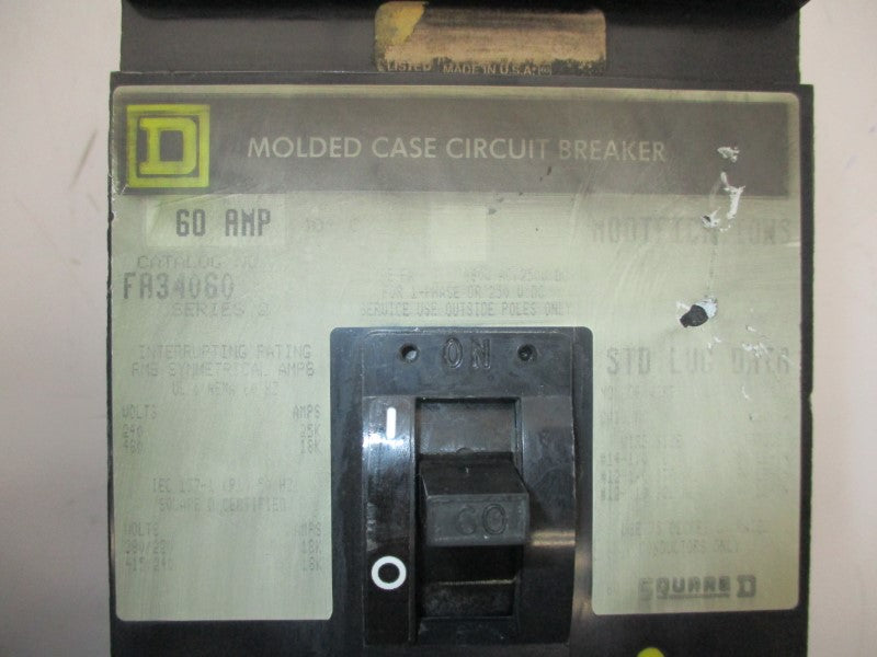 SQUARE D FA34060 480V 60A NSNP