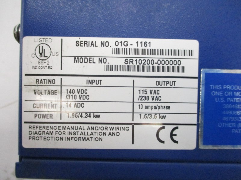 KOLLMORGEN SR10200-000000 140/310VDC 10A UNMP
