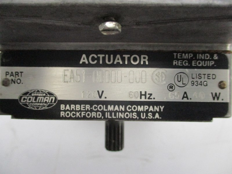 COLMAN EA51-00000-000 120V .65A UNMP