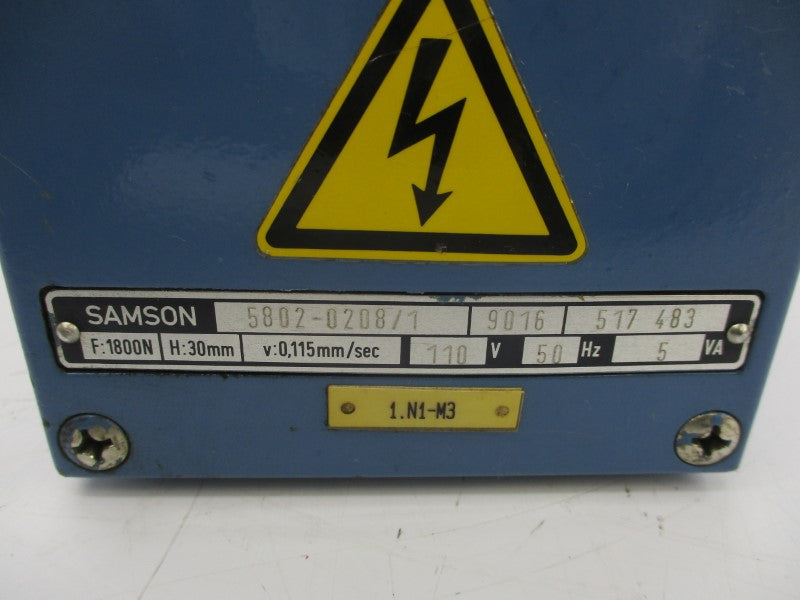 SAMSON 5802-0208/1 110V (AS PICTURED) UNMP