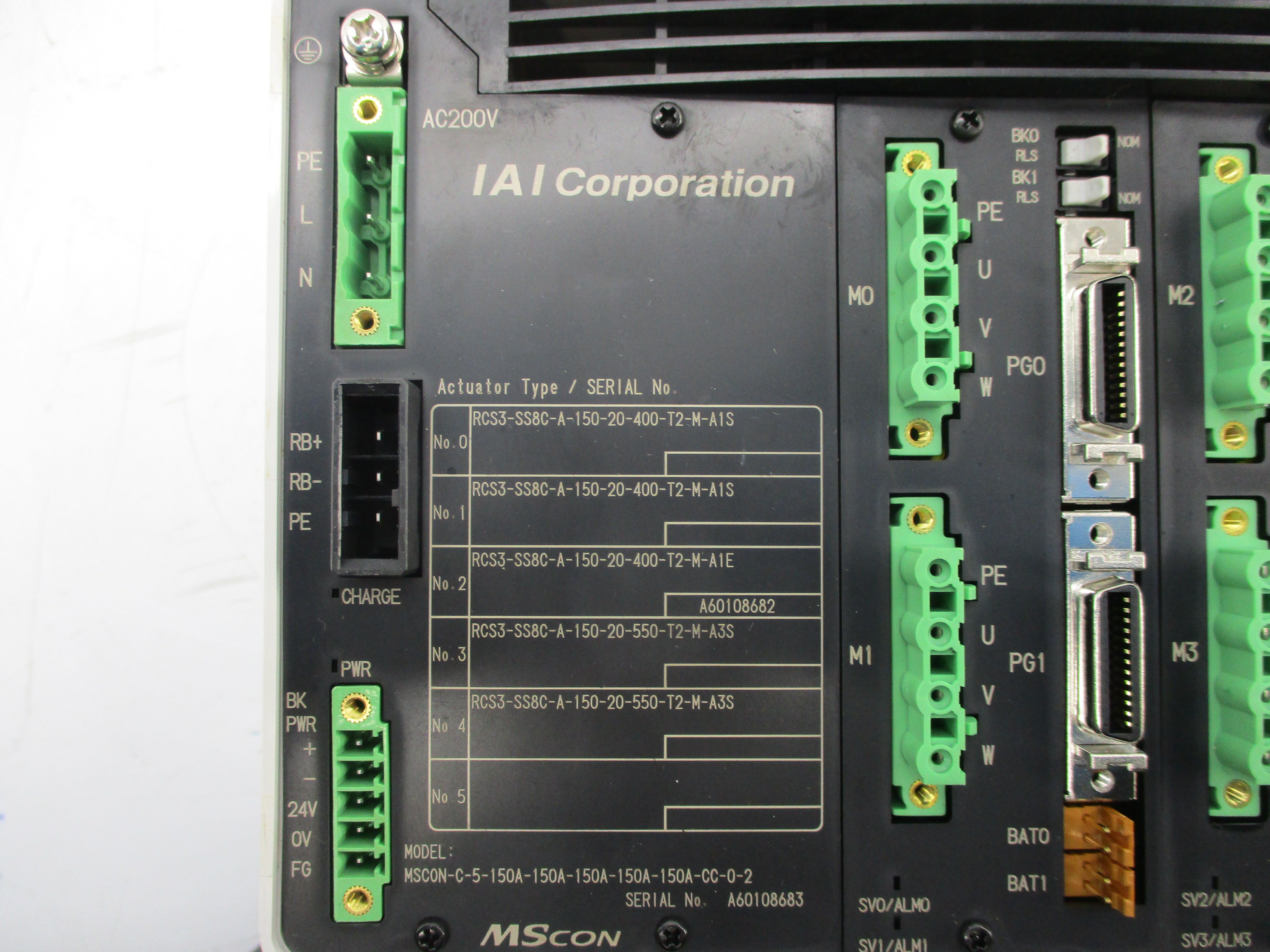 IAI CORP MSC0N-C-5-150A-150A-150A-105A-150A-CC-0-2 230VDC 3.0A NSNP