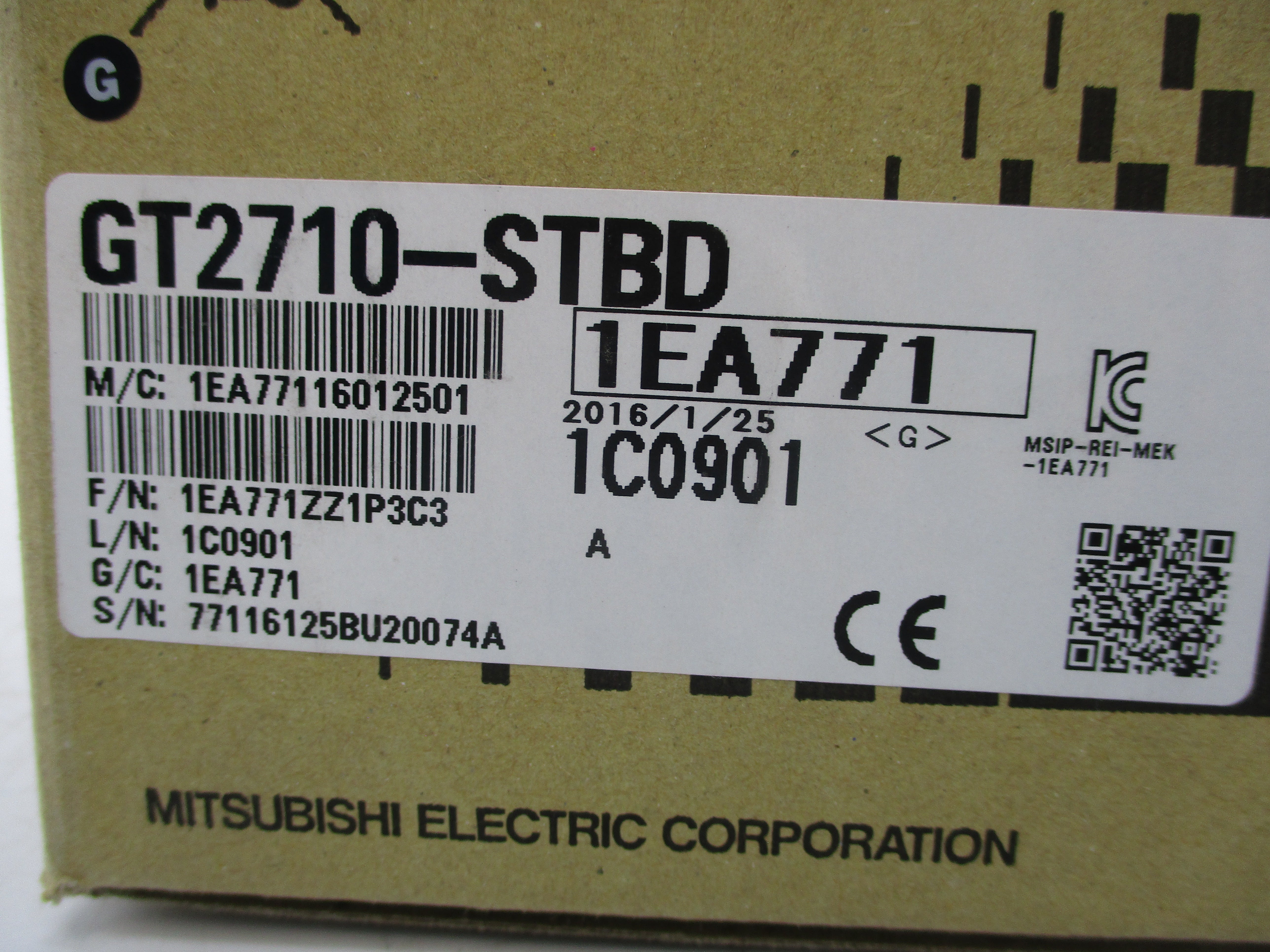 MITSUBISHI ELECTRIC GT2710-STBD 24VDC NSMP