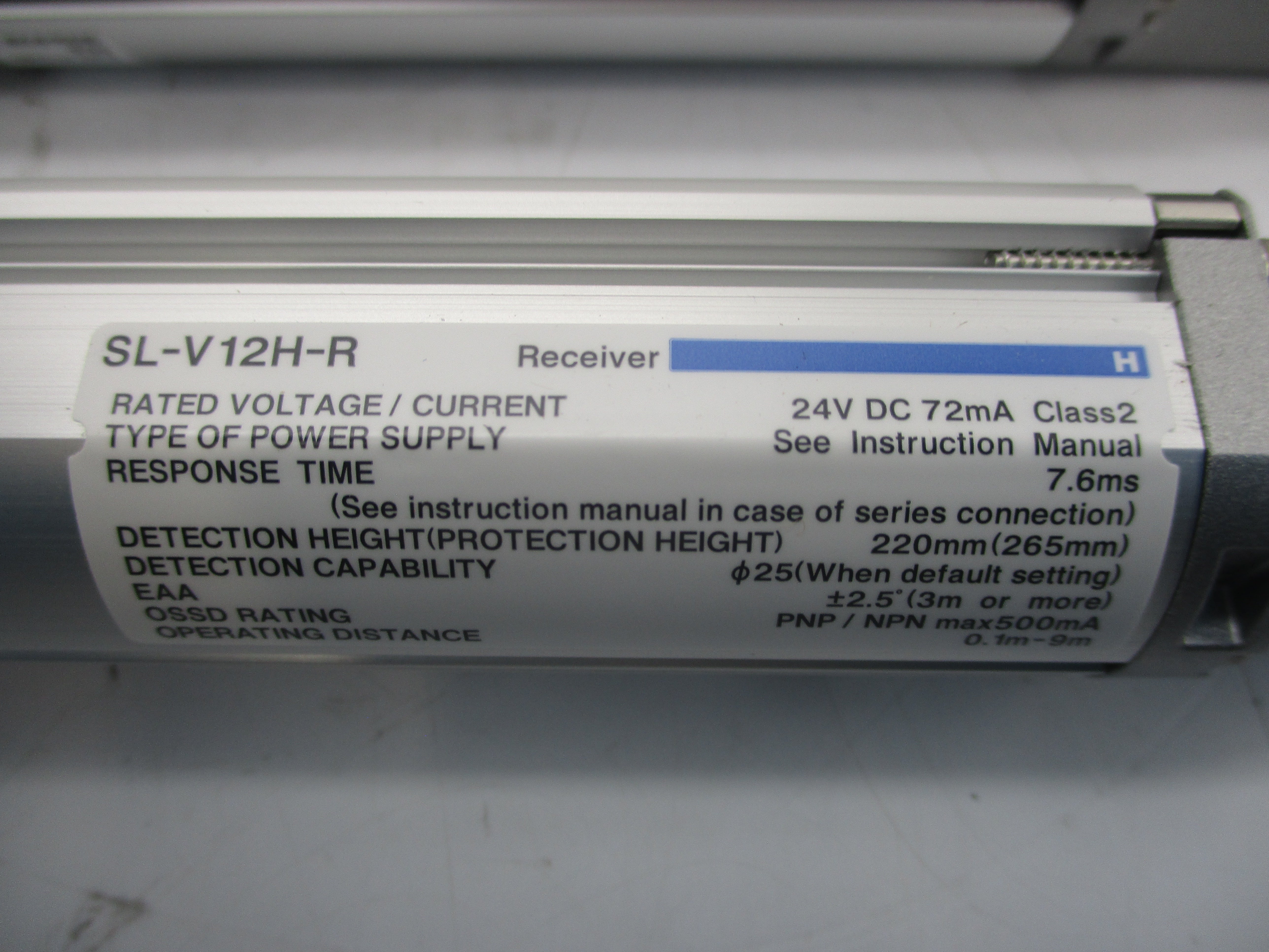 KEYENCE SL-V12H 24VDC NSMP