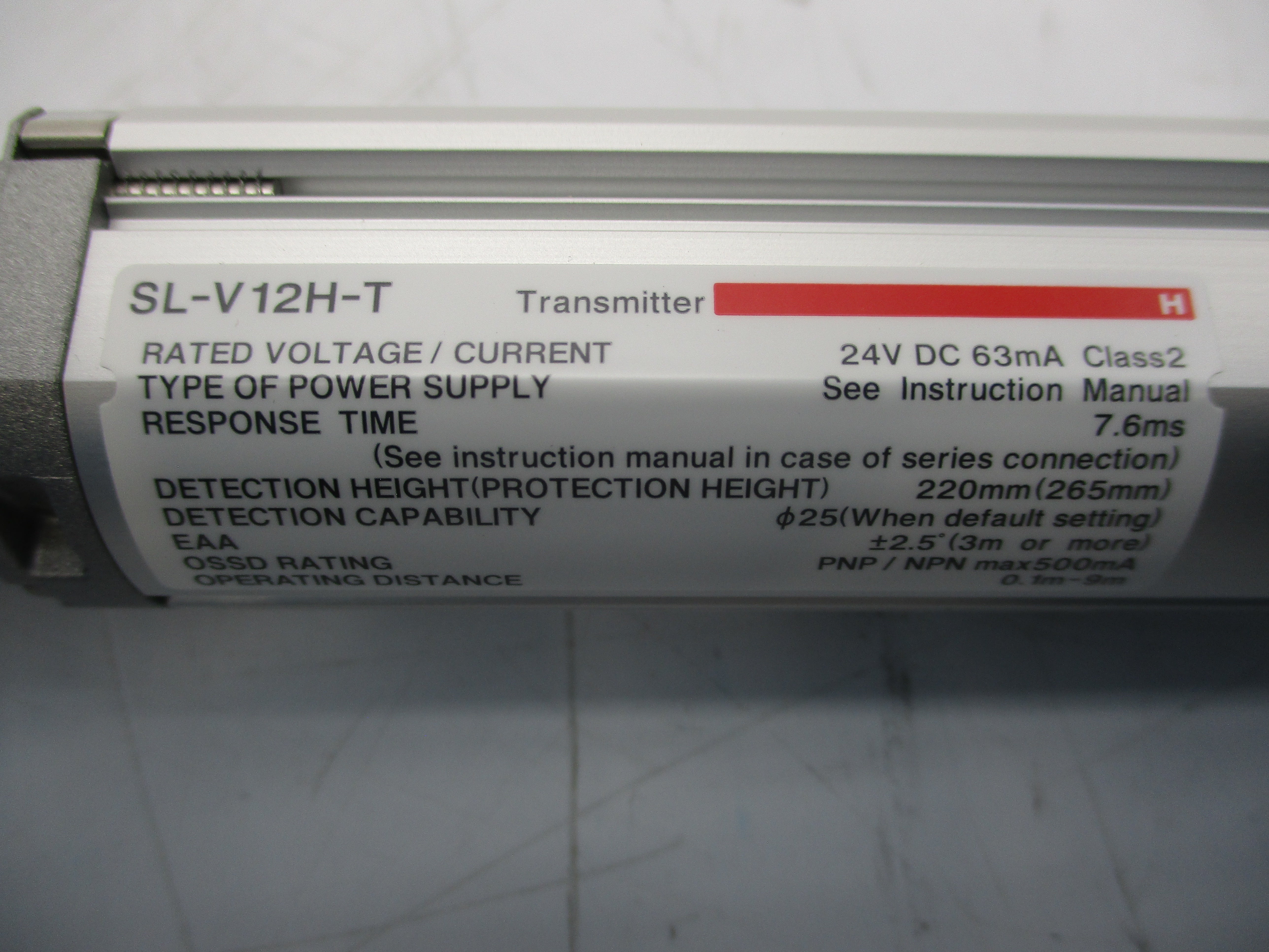 KEYENCE SL-V12H 24VDC NSMP