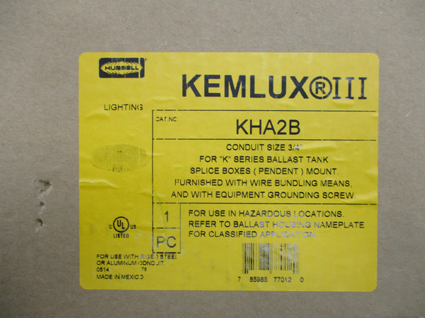 HUBBELL KHA2B 3/4" NSMP
