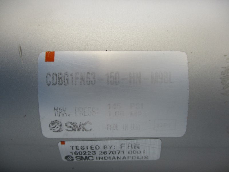 SMC CDBG1FN63-150-HN-M9BL 145PSI NSNP
