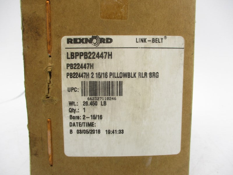 REXNORD PB22447H LBPPB22447H NSFS