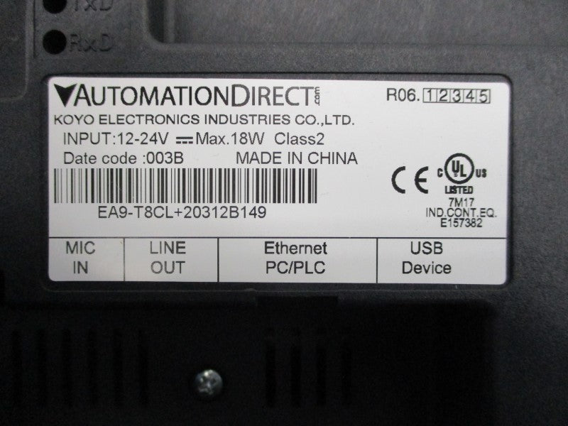 AUTOMATION DIRECT EA9-T8CL+203112B149 12-24V NSMP