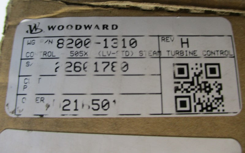 WOODWARD 505XT(LV-STD) 8200-1310 18-36VDC 4.3A NSMP