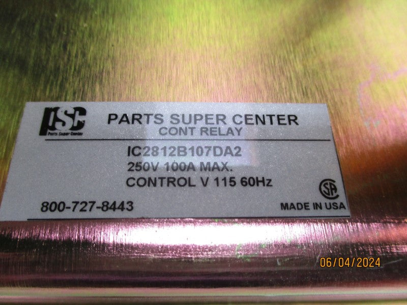 PARTS SUPER CENTER IC2812B107DA2 250V 100A NSNP