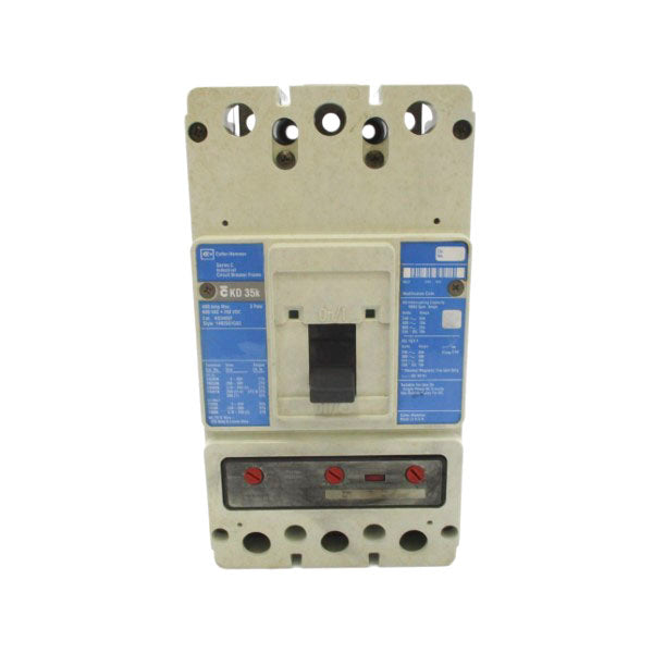 CULTER HAMMER KD3400F 1492D81G03 SER. C 600VAC 400A UNMP