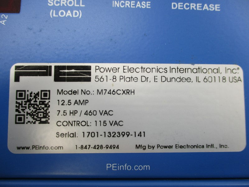 POWER ELECTRONICS M746CXRH 460VAC 12.5A NSMP